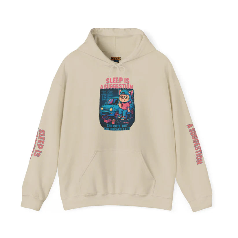 No Chill Club Hoodie — Sleep Is a Suggestion
